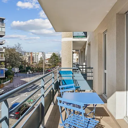 Superbe 8eme Terrasse Parking Prive Apartmán *